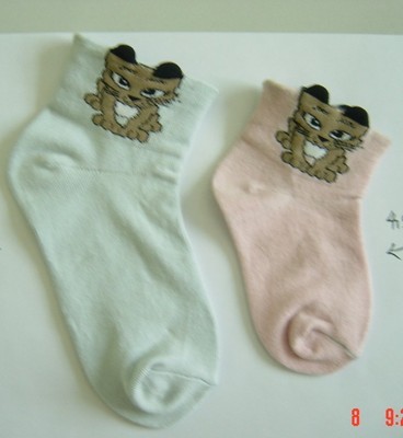 诸暨力霸针纺织品 全球纺织网精选提花童袜，品质与童趣的完美融合